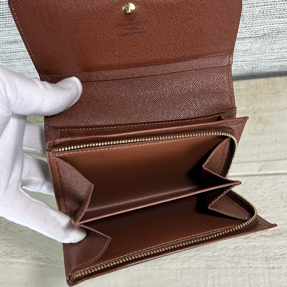 Louis Vuitton Monogram Porte Monnaie Billets Tresor Wallet ✅COA Included - Picture 6 of 16